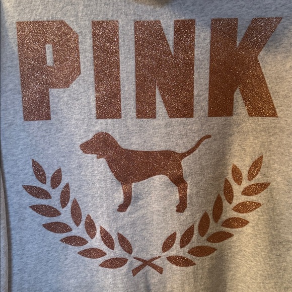 PINK Victoria's Secret Light Gray Hoodie - Picture 5 of 6